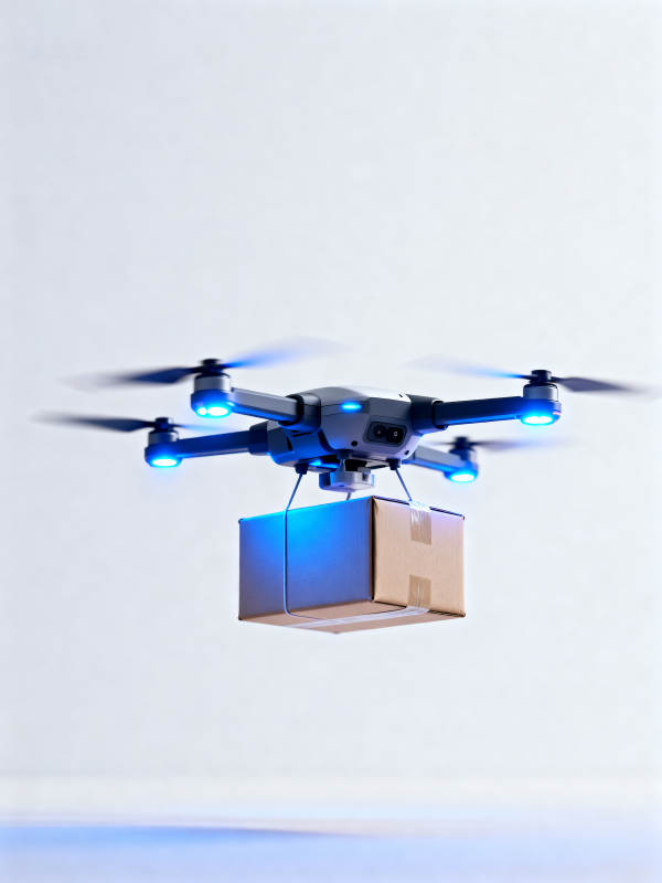 无人机送货图片