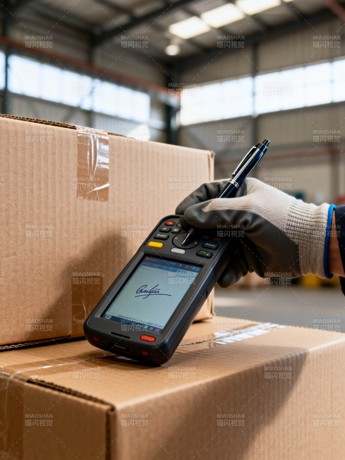 仓库扫码签收图片