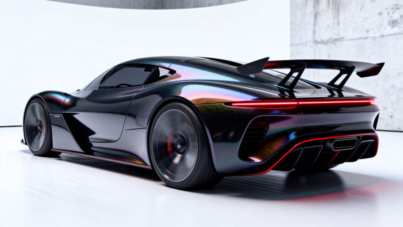 未来超跑亮相图片