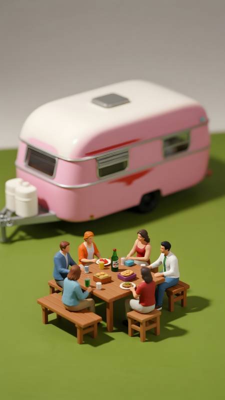 房车野餐时光图片