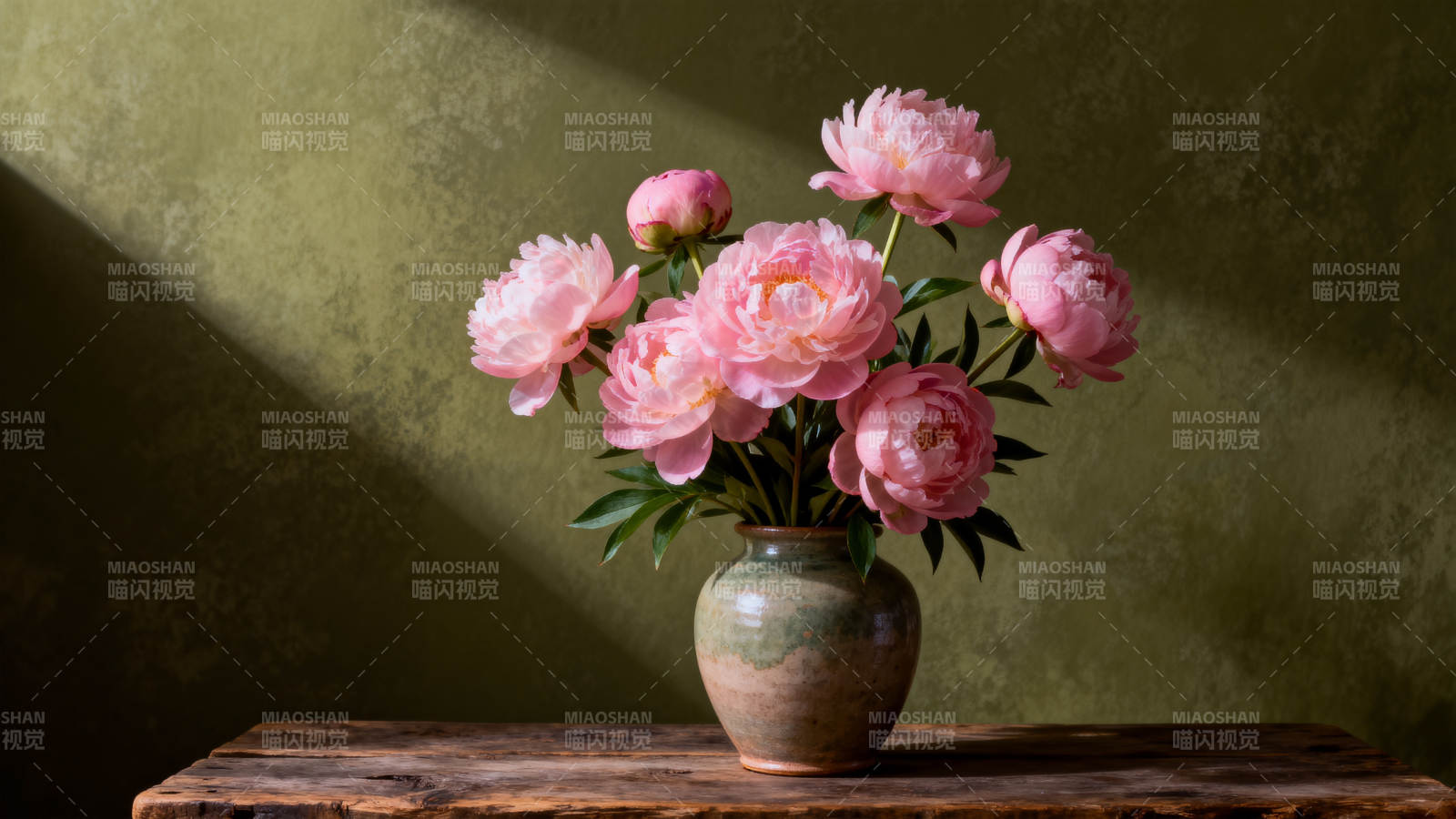 粉花静谧时光图片