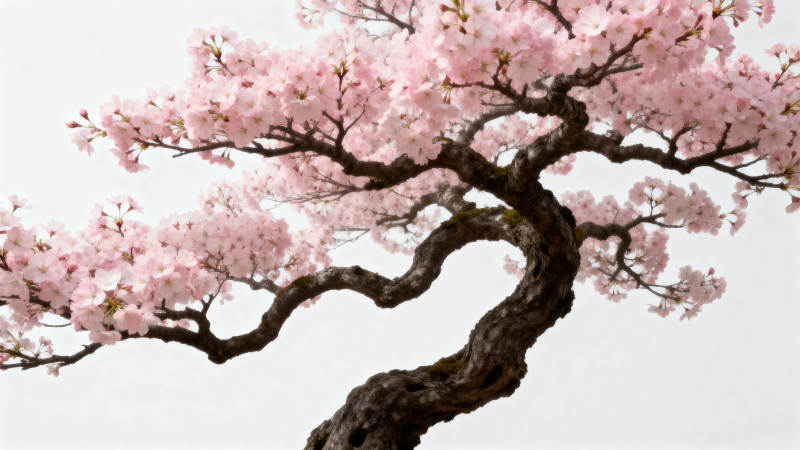 樱花绽放枝头图片