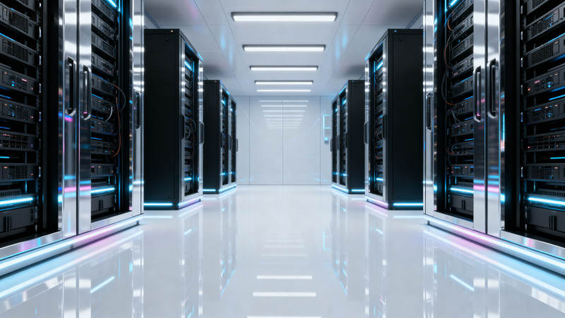 数据中心走廊图片