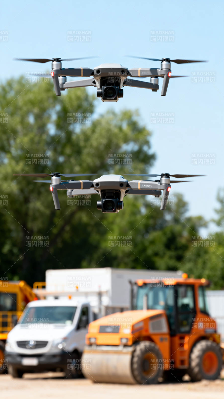 无人机工地巡检图片