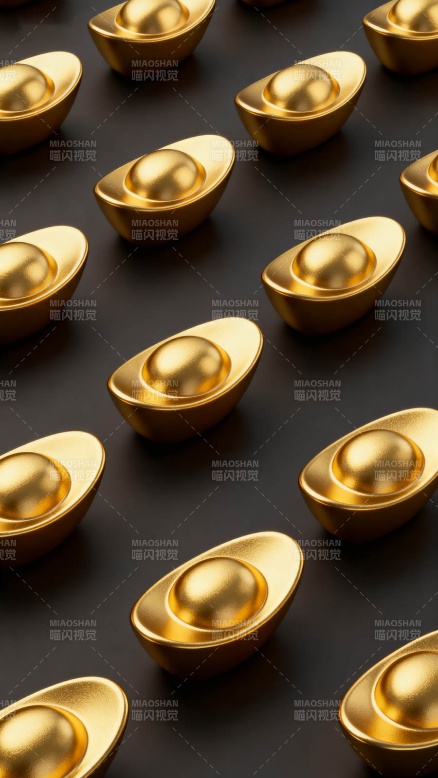 金元宝排列图图片