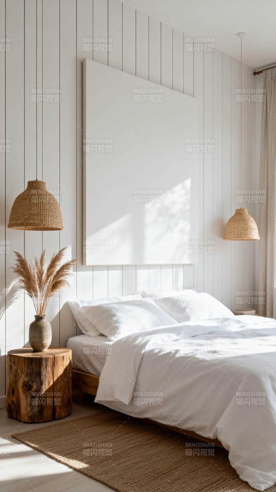 简约卧室 自然光感图片