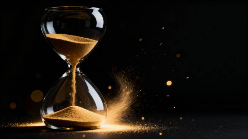 沙漏时光流逝图片