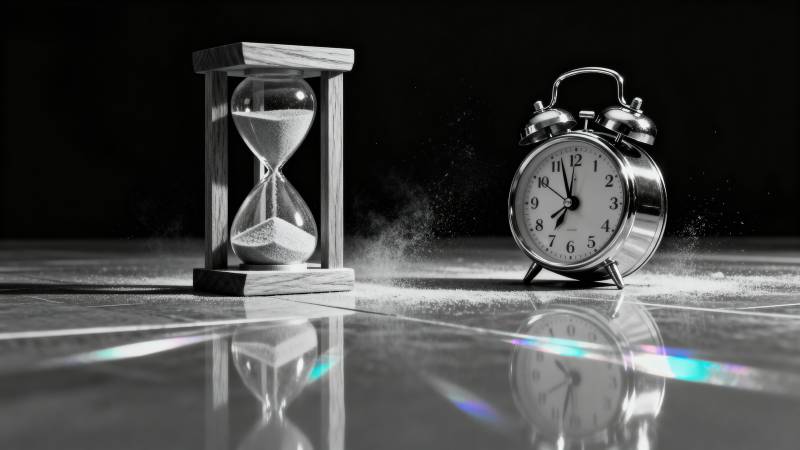 时间流逝的瞬间图片