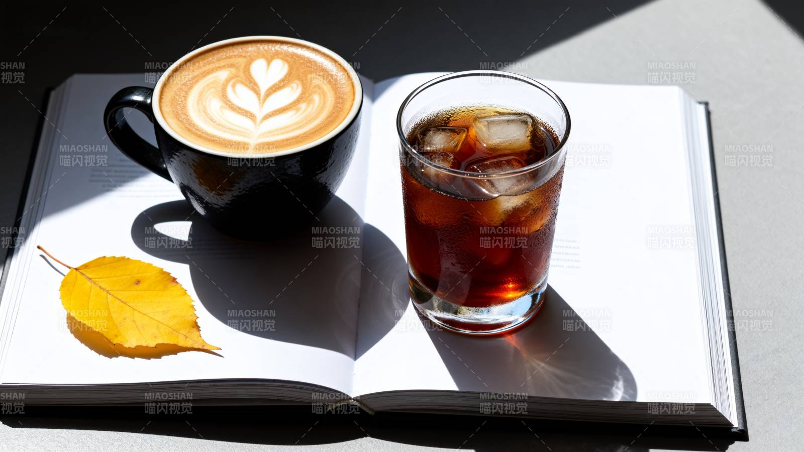 咖啡与冰茶静享时光图片