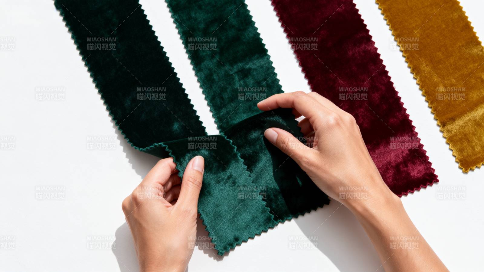 丝绒布料选择图片