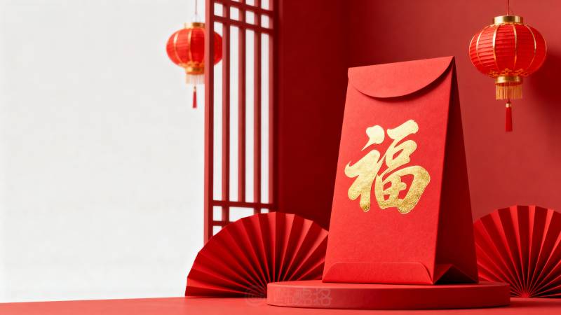 新春福袋迎吉祥图片