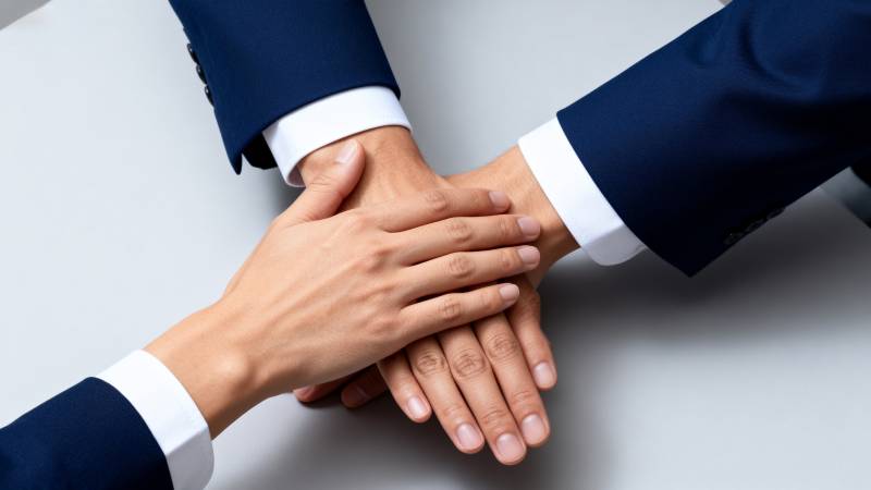 团结协作 共筑未来图片