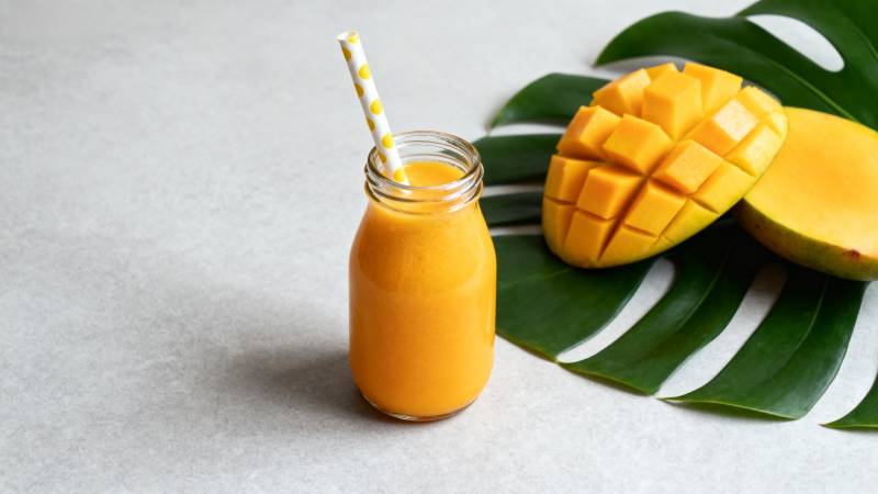 芒果奶昔 清新美味图片
