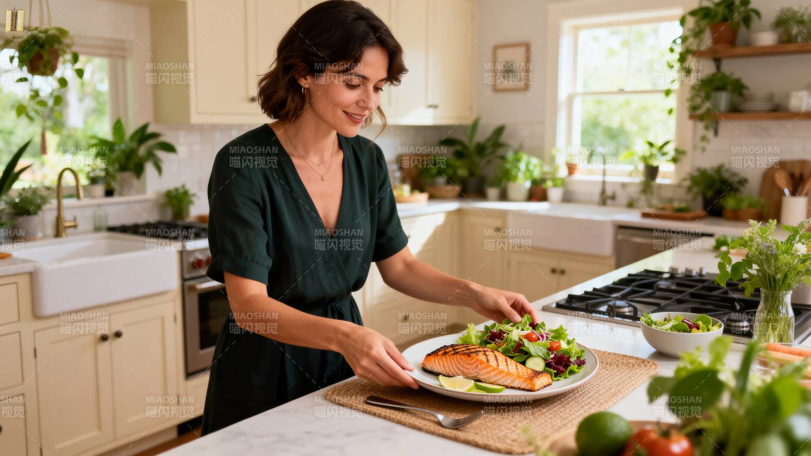 厨房里的美味时光图片