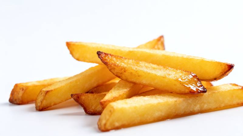 金黄薯条诱人美味图片