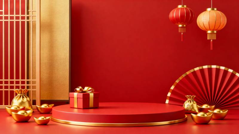 新春贺岁礼盒图片