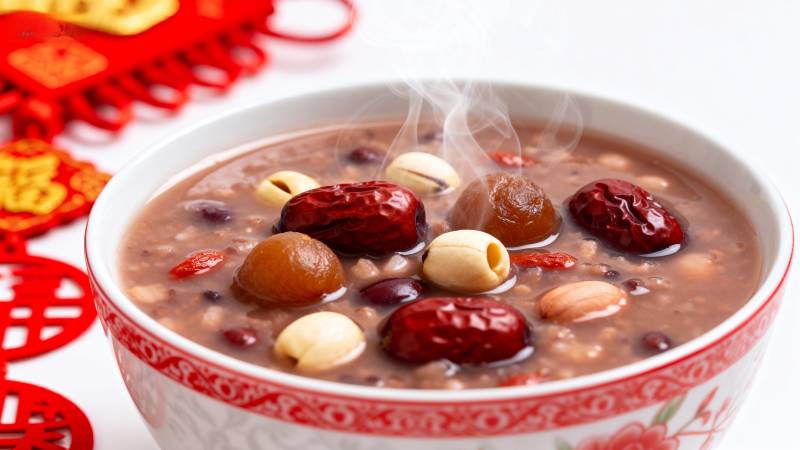 腊八粥热腾腾图片