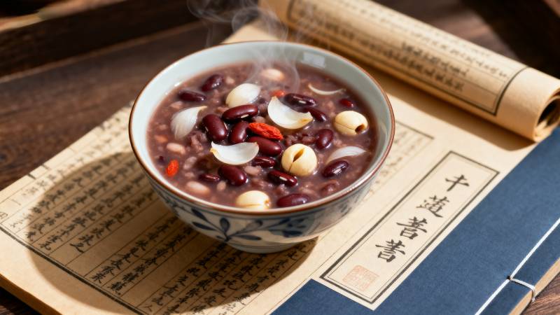 红豆莲子粥图片