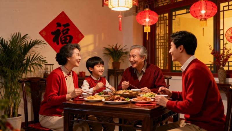 团圆饭 幸福年图片