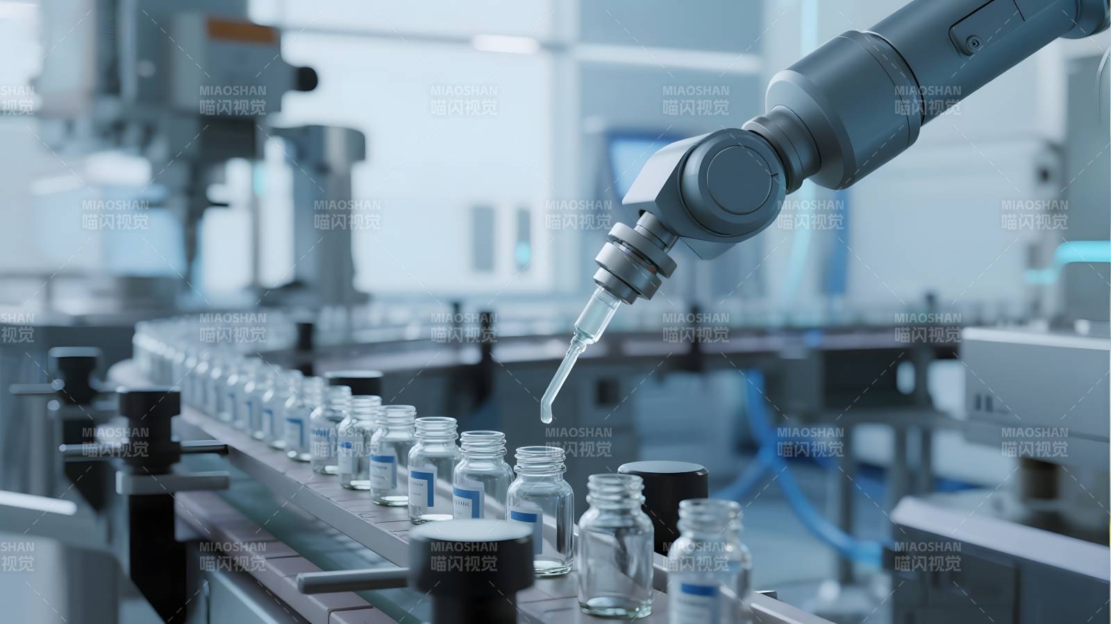 智能制药生产线图片