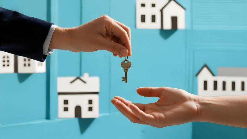 钥匙交割 新家开启图片