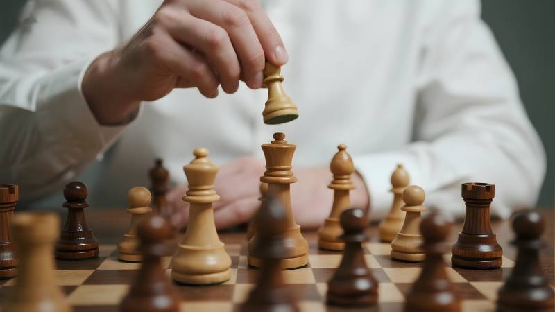 棋局中的抉择图片