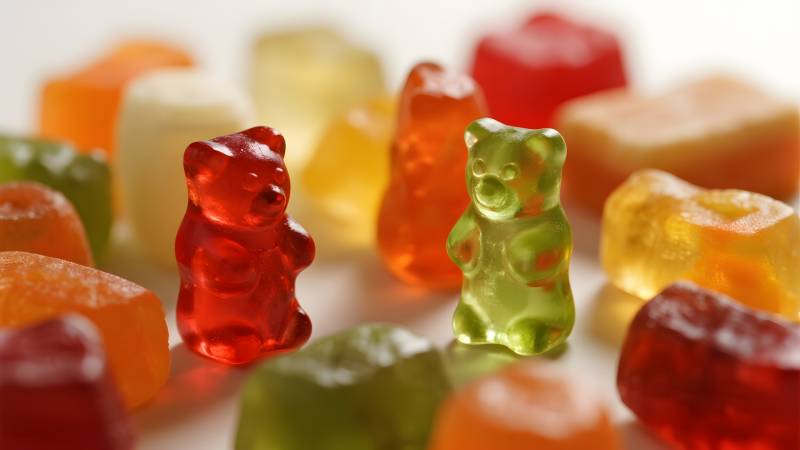 彩色小熊软糖图片