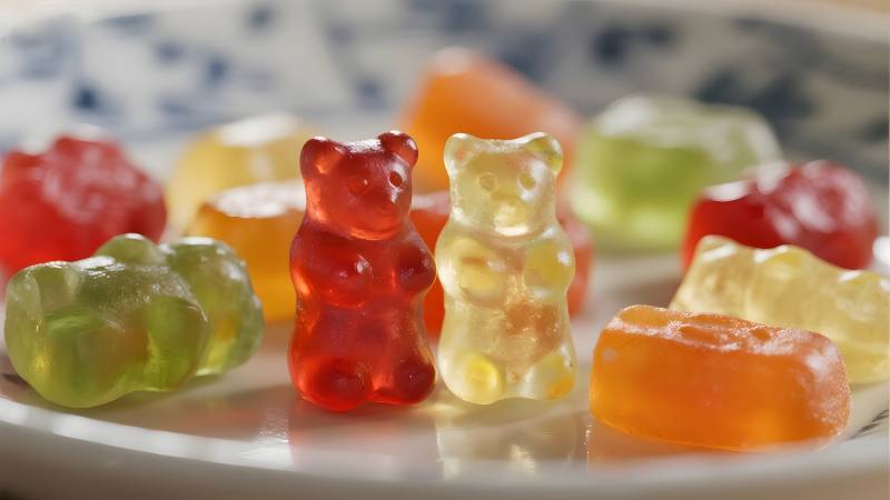 彩色小熊软糖图片