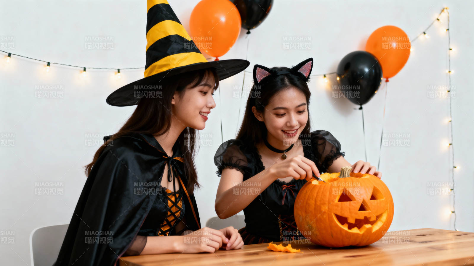 万圣节南瓜雕刻图片