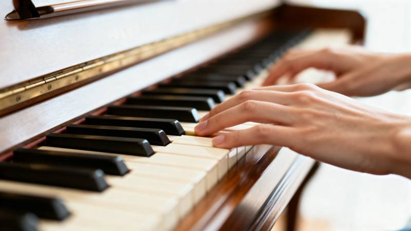 琴键上的舞动图片