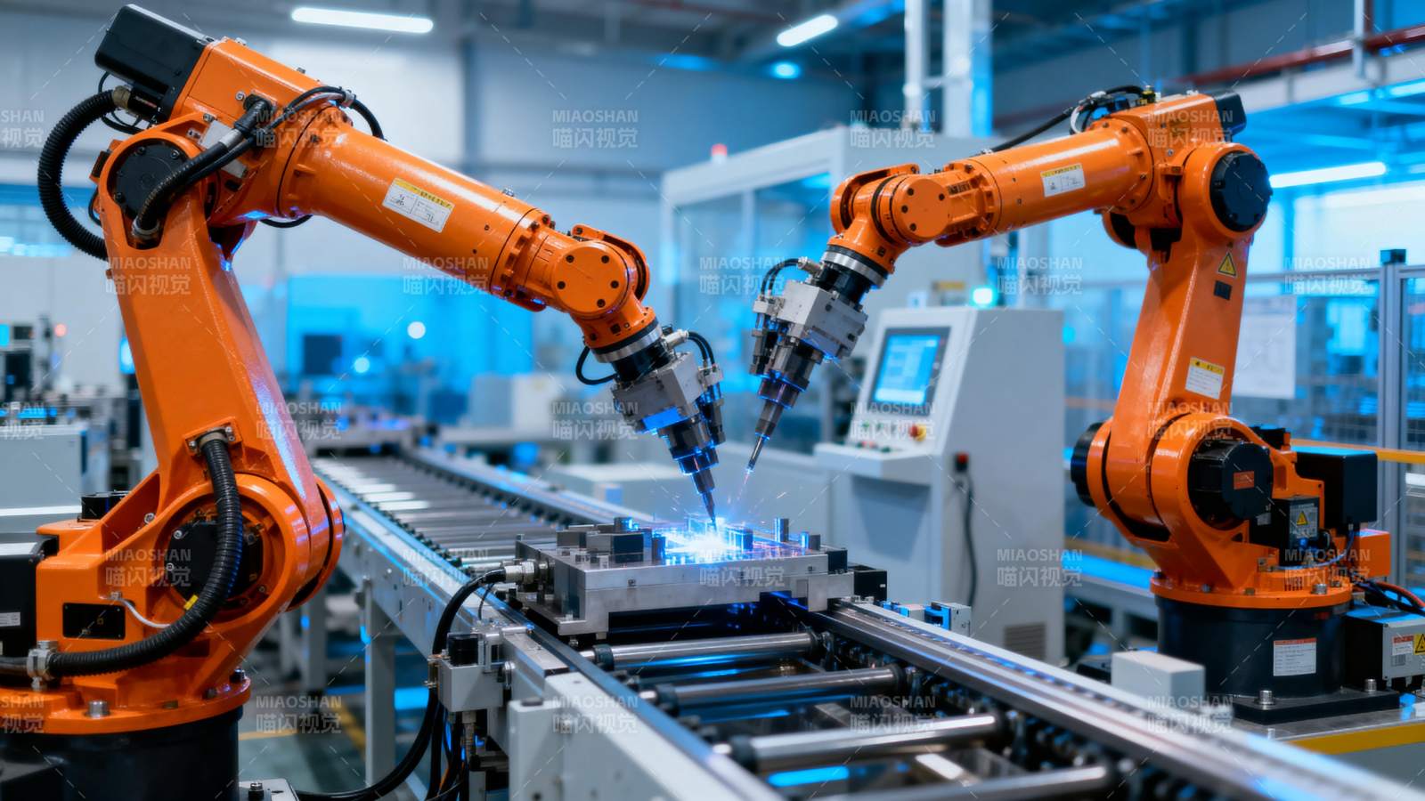 智能焊接机器人图片