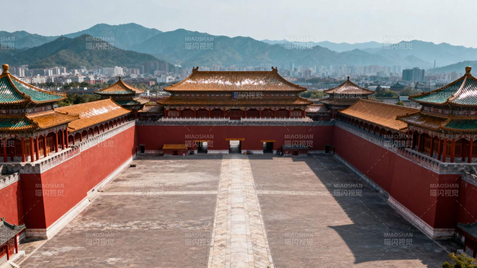 故宫庭院风光图片