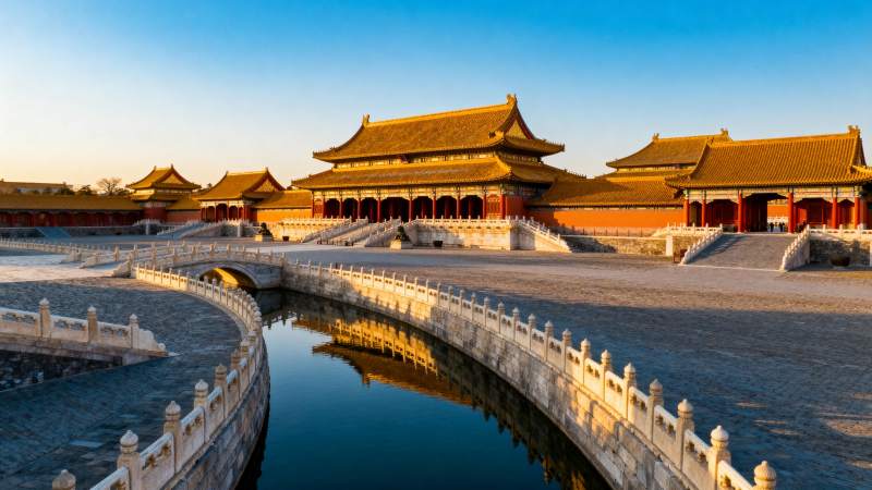 故宫金碧辉煌图片