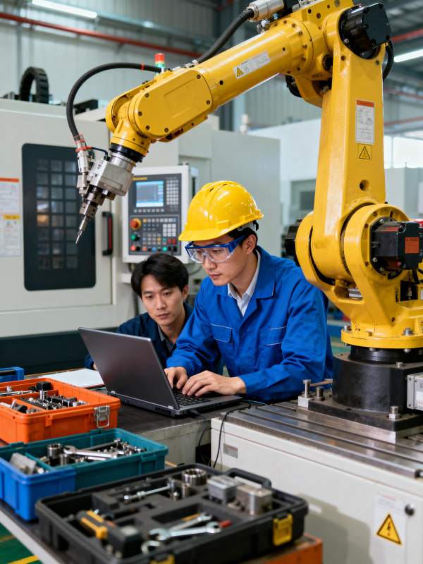 智能制造工程师协作图片