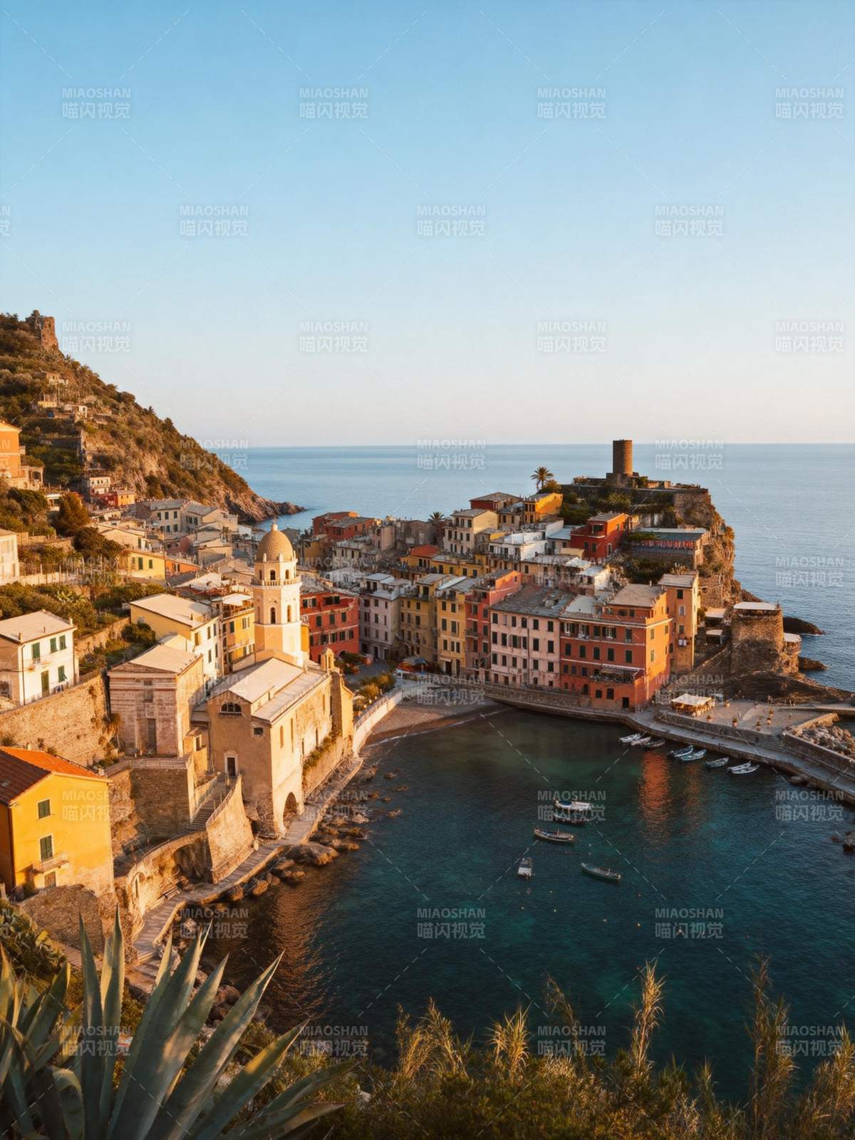 海滨小镇风光图片