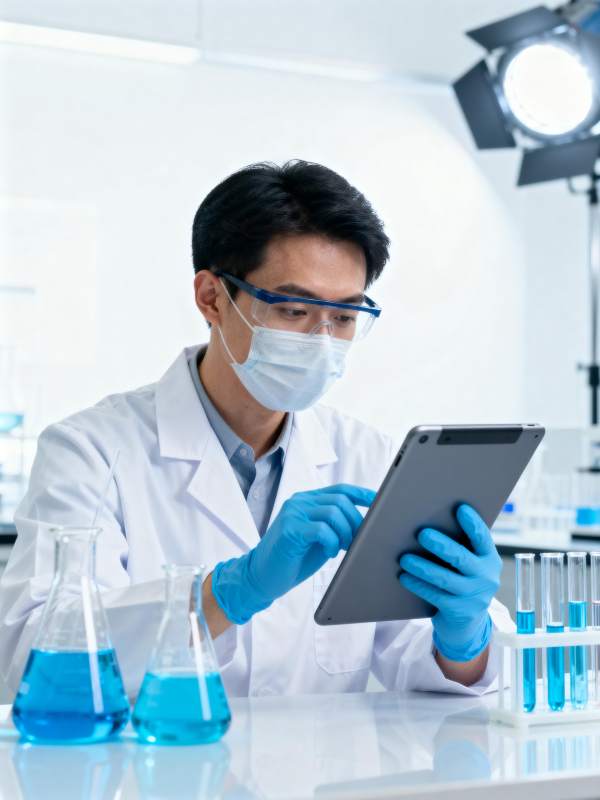 实验室科研人员工作图片