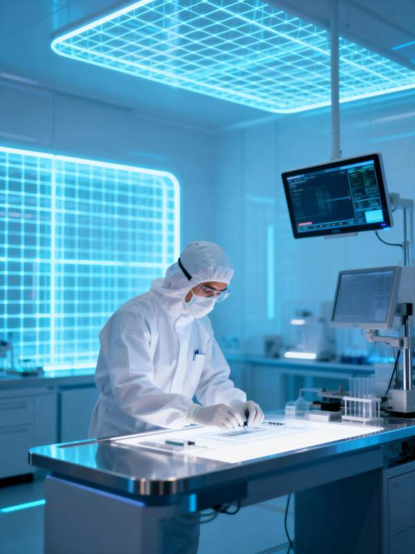 实验室科研人员工作图片