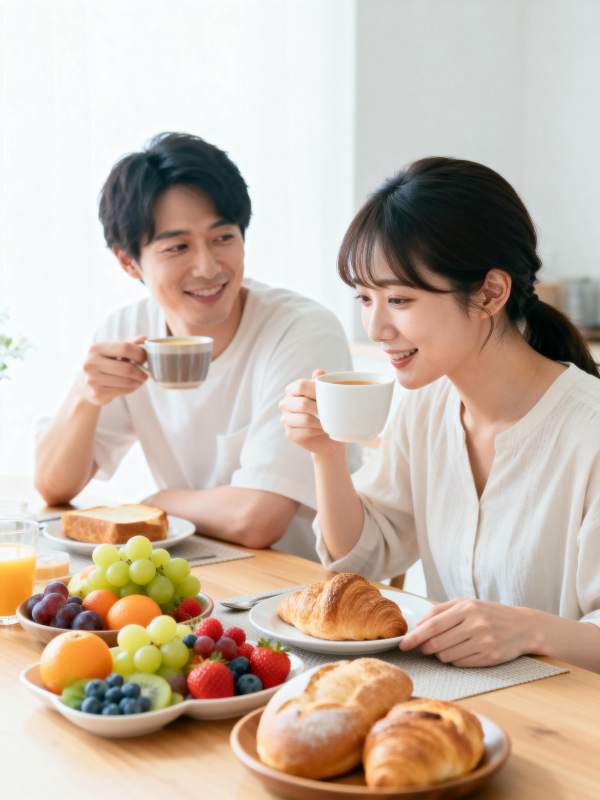 温馨早餐时光图片