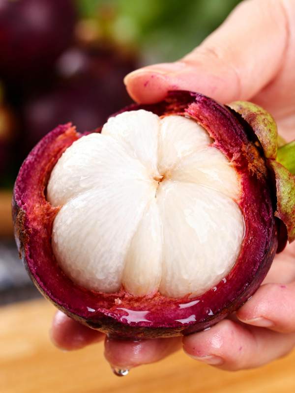 山竹果肉饱满多汁图片