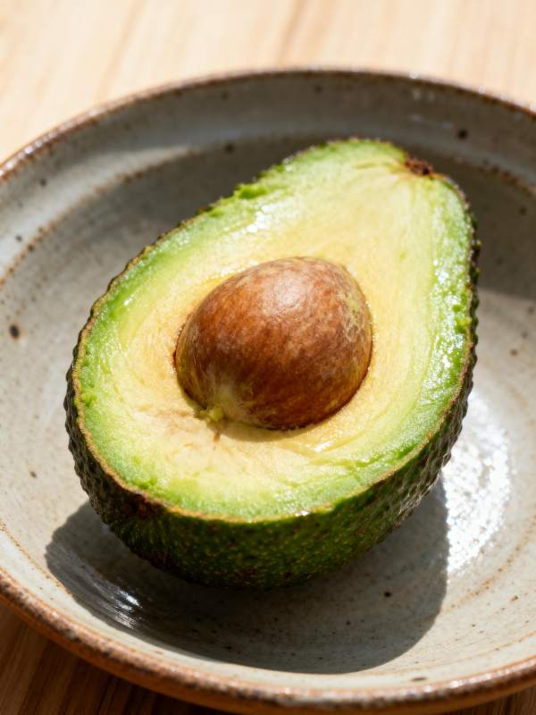 牛油果半颗图片