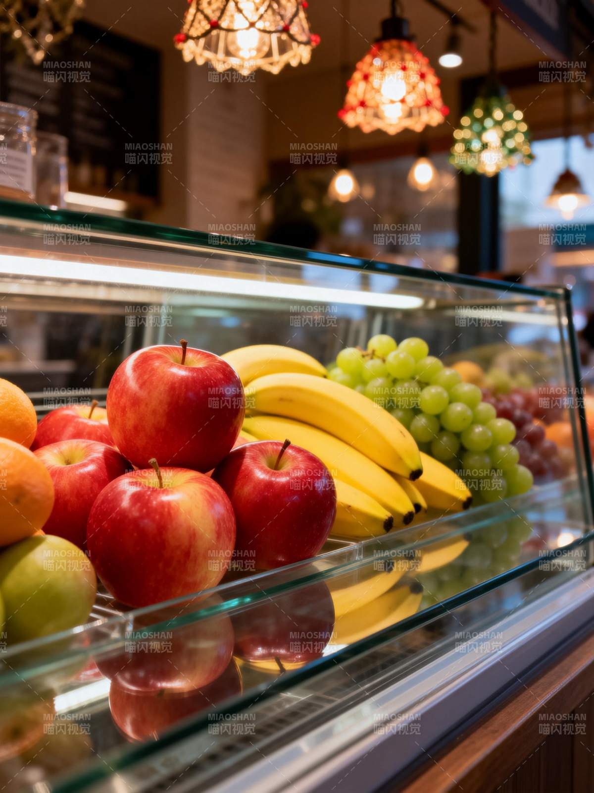 新鲜水果展示柜图片