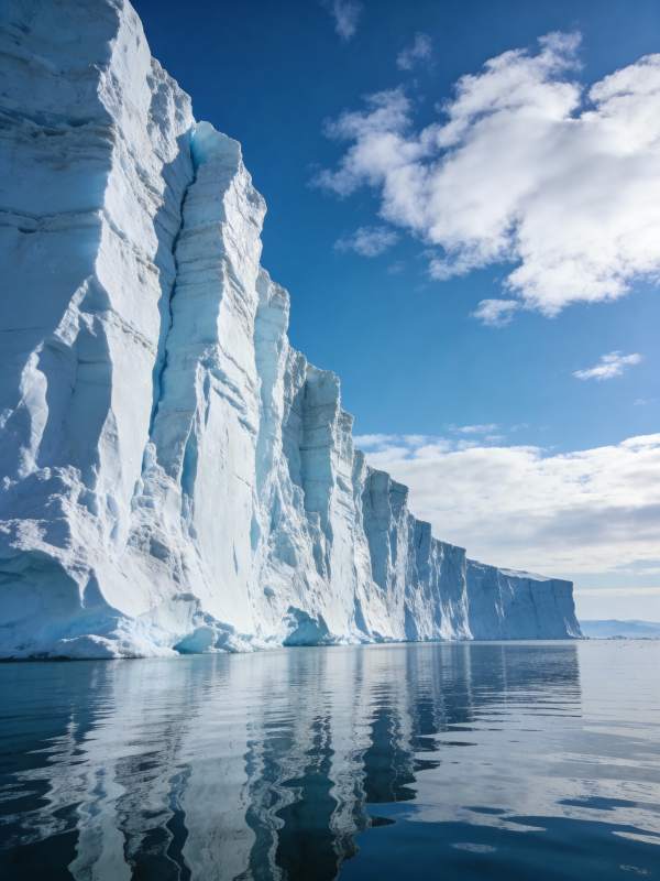 冰川倒影 静谧之美图片