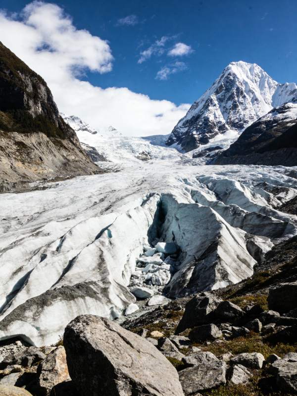 冰川奇景 雪山巍峨图片