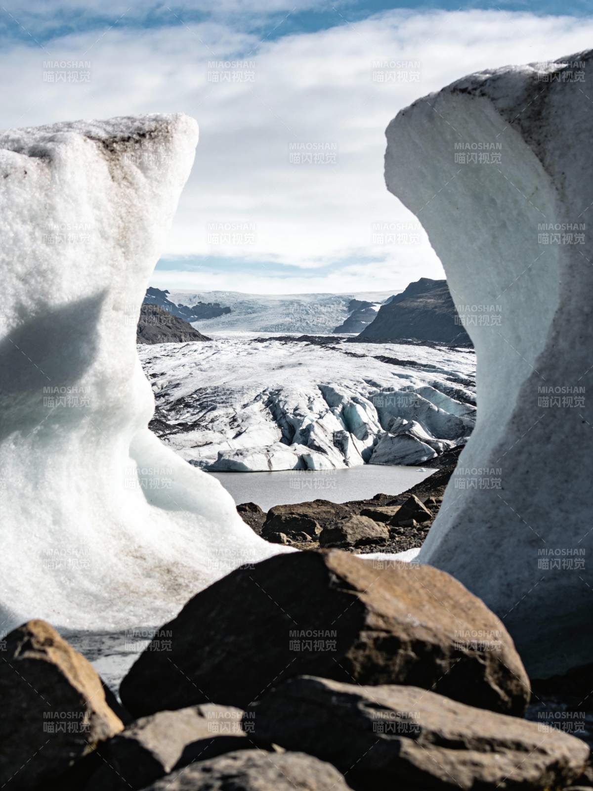 冰川奇景图片