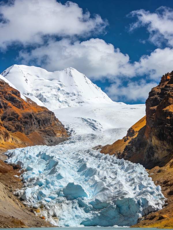 雪山冰川奇景图片