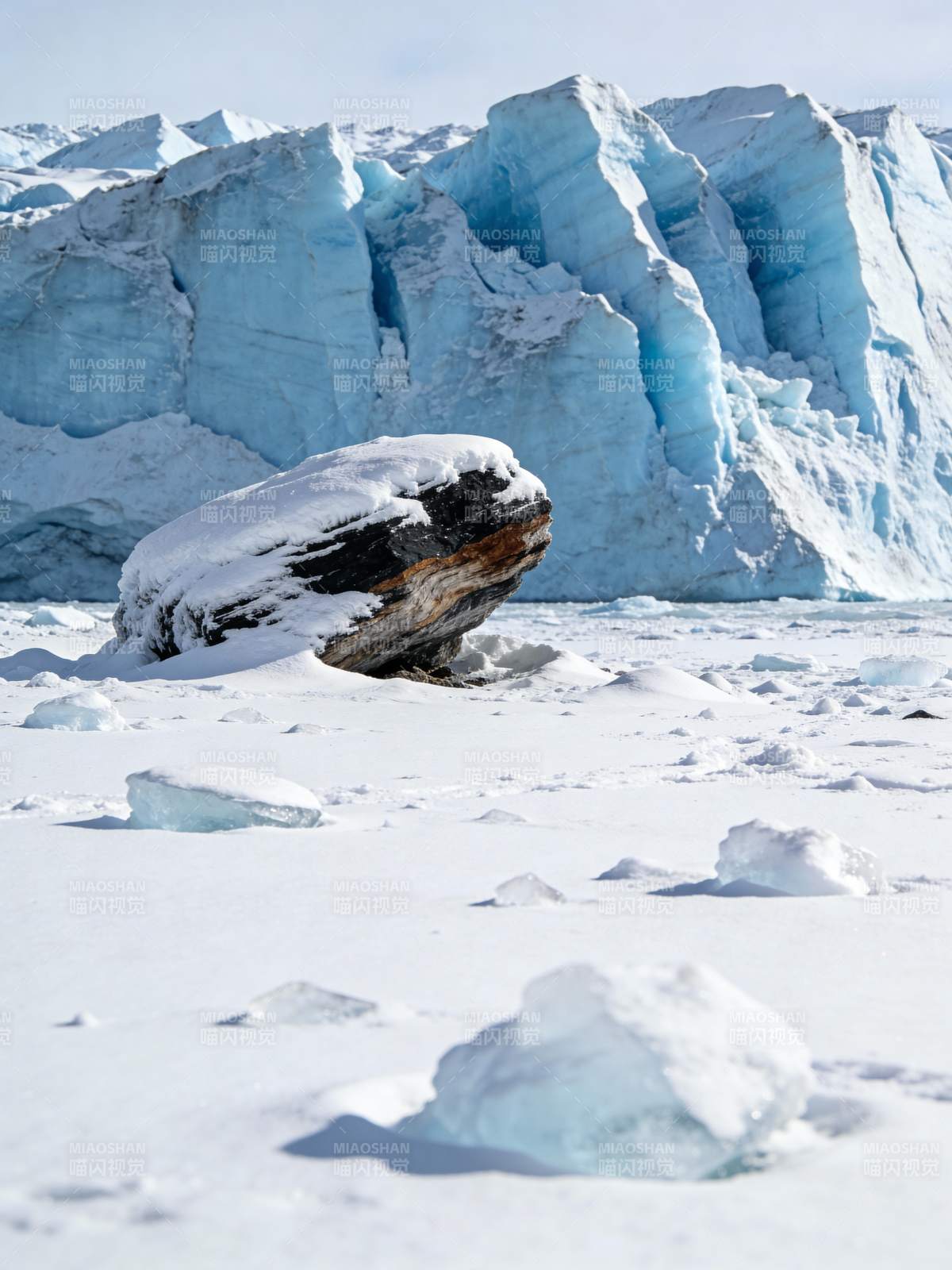 冰川雪岩图片