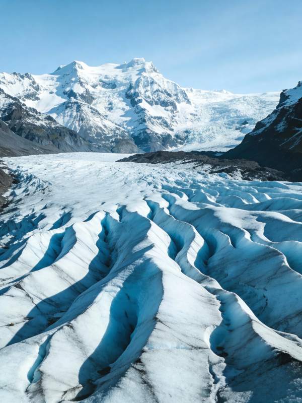 冰川奇景 雪山巍峨图片