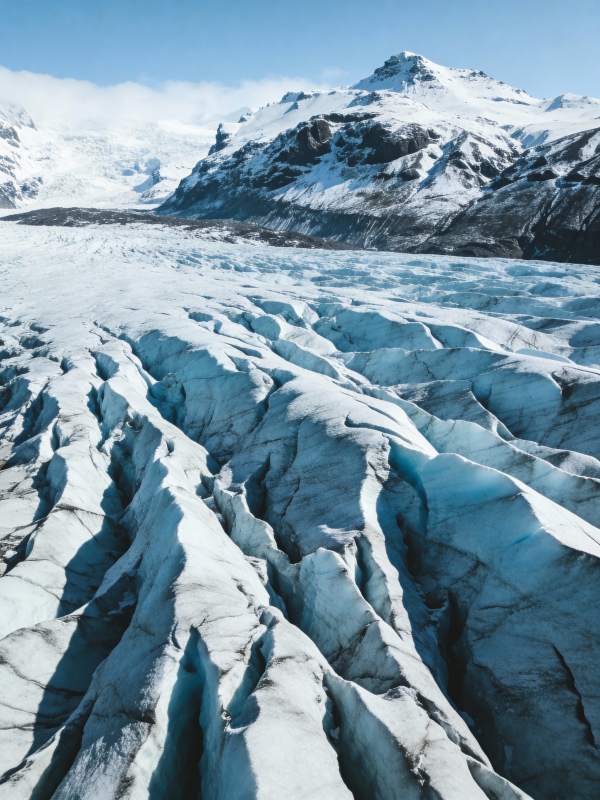 冰川裂谷 雪山巍峨图片