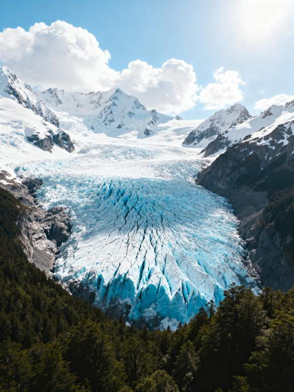 冰川雪山奇景图片