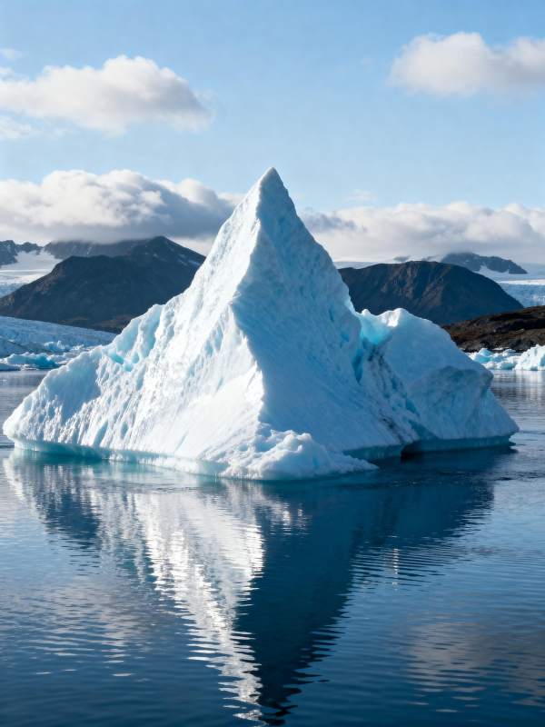 冰山倒影 静谧极地图片